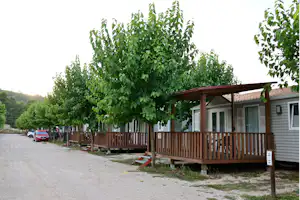 Camping el Roble - Mobilheime auf dem Campingplatz