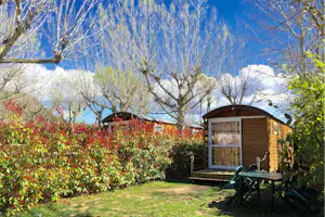 Camping El Solsonès - Mobilheim auf dem Campingplatz