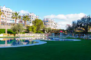 Camping El Torres - Blick auf das Freibad des Campingplatzes
