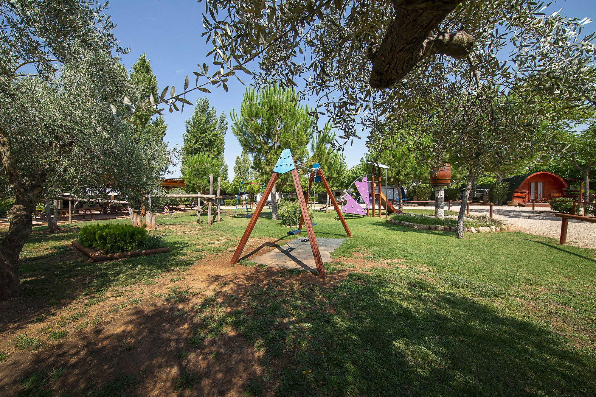 Camping Els Ports  - Kinderspielplatz auf dem Campingplatz