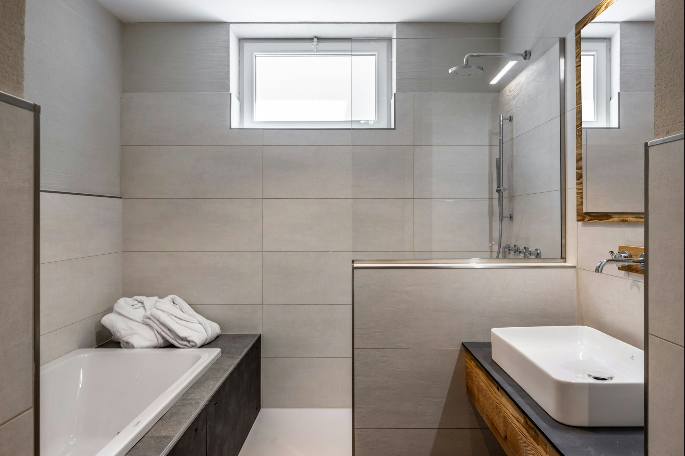 Camping Essenza Alpina - Privates Badezimmer auf dem Campingplatz