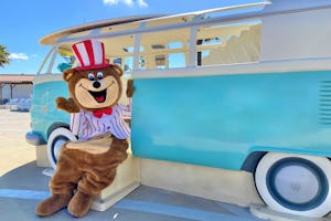 Camping Europa - Maskottchen der Kinderanimation auf dem Campingplatz