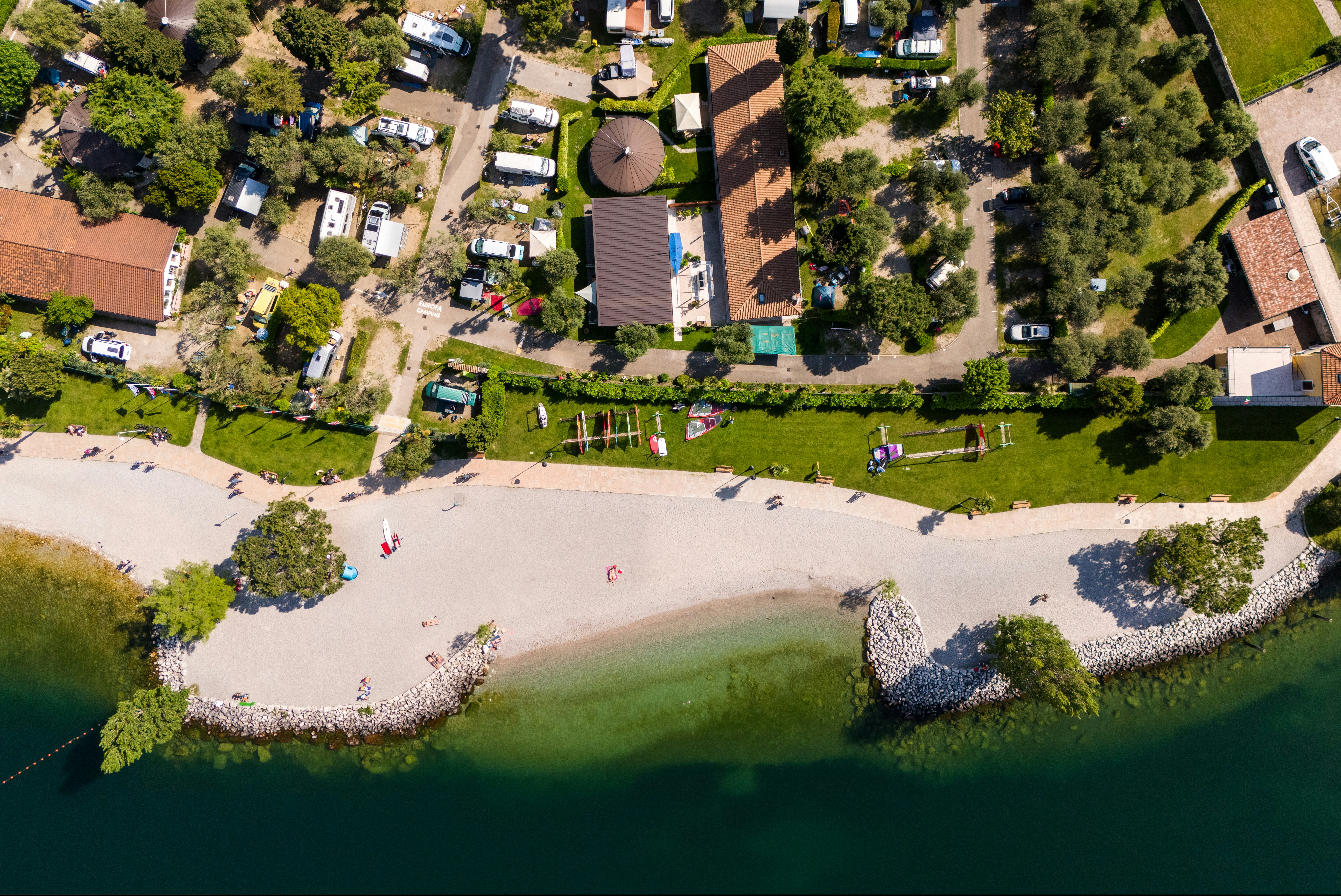 Camping Europa  - Campingplatz aus der Vogelperspektive