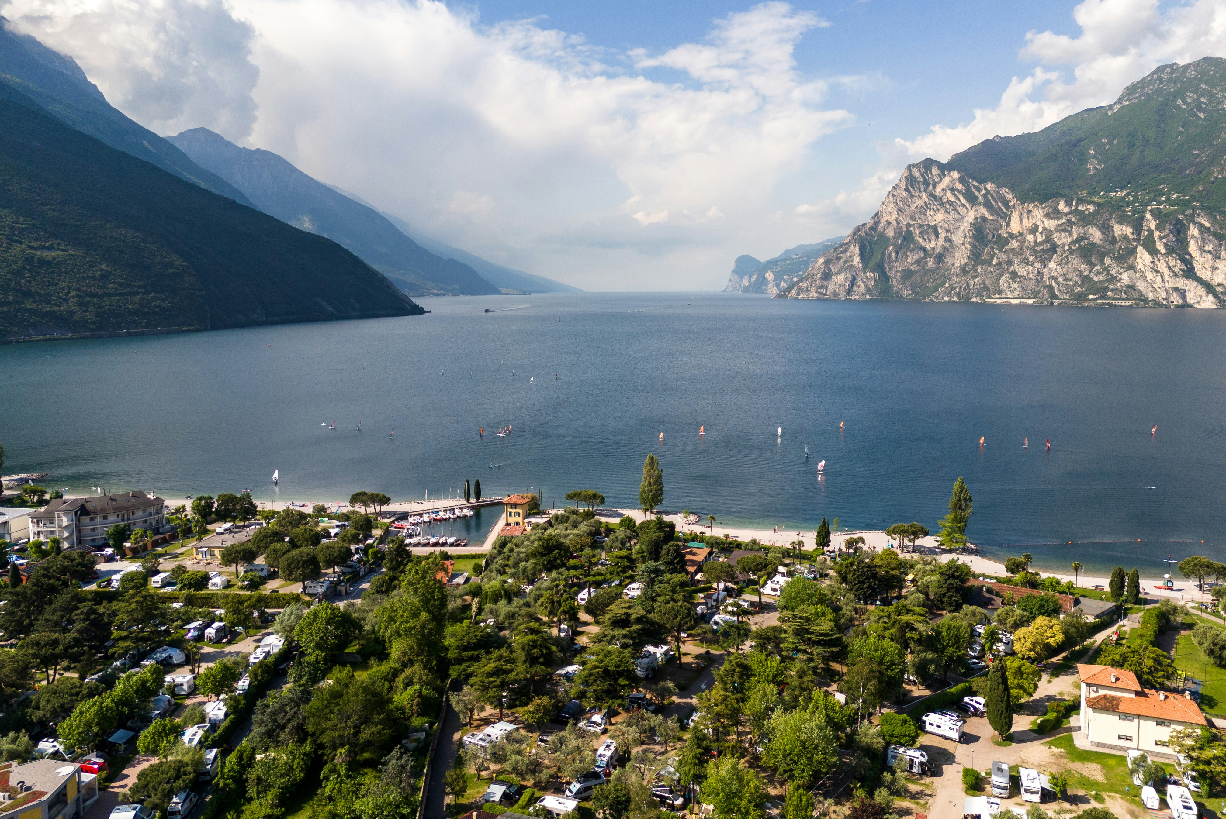 Camping Europa  - Luftaufnahme des Campingplatzes