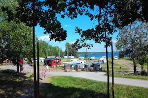 Camping Falkudden - Wohnmobilstellplatz am Wasser auf dem Campingplatz