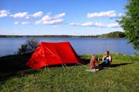 Camping Falkudden - Campingbereich für Zelte am Wasser