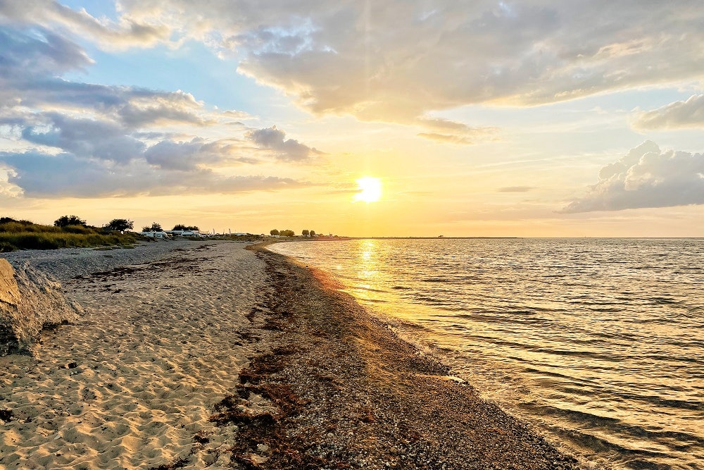 Ahoi Camp Fehmarn - Sonnenuntergang über dem Meer