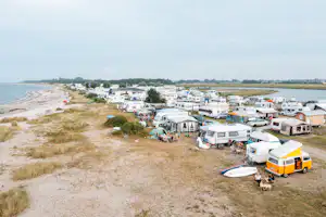 Camping Fehmarnbelt - Übersicht auf das gesamte Campingplatz Gelände