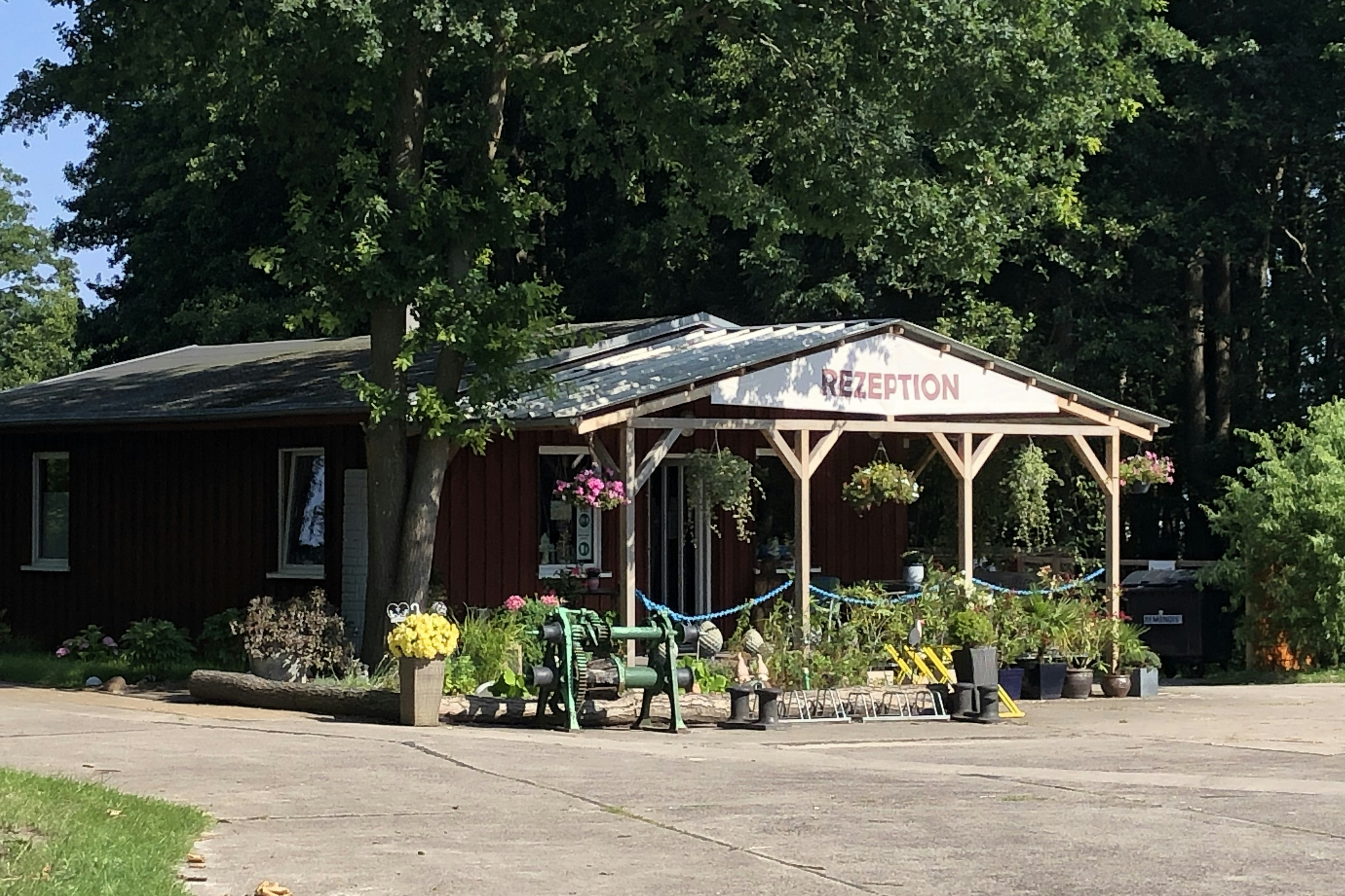 Ferienpark Ueckermünde-Bellin - Rezeption des Campingplatzes 