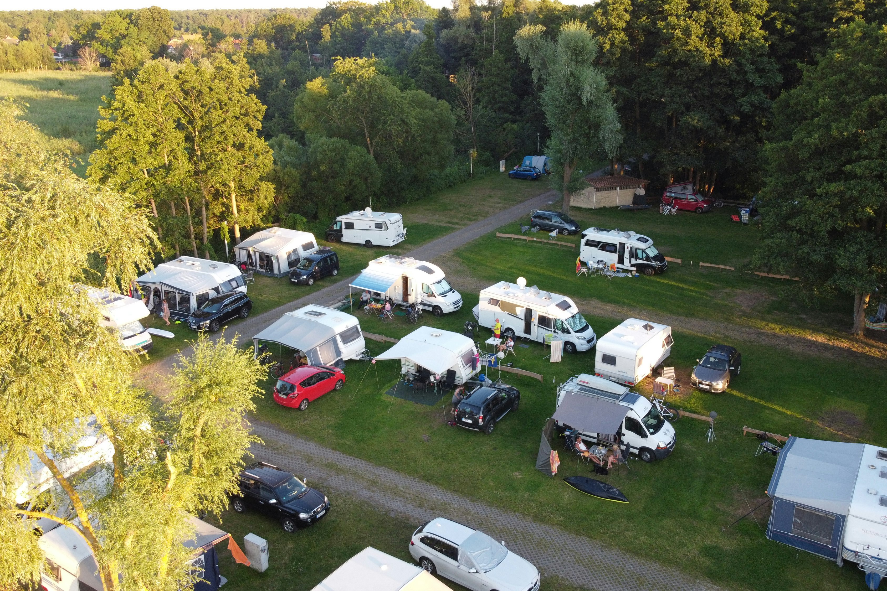 Ferienpark Ueckermünde-Bellin - Standplätze auf grüner Wiese