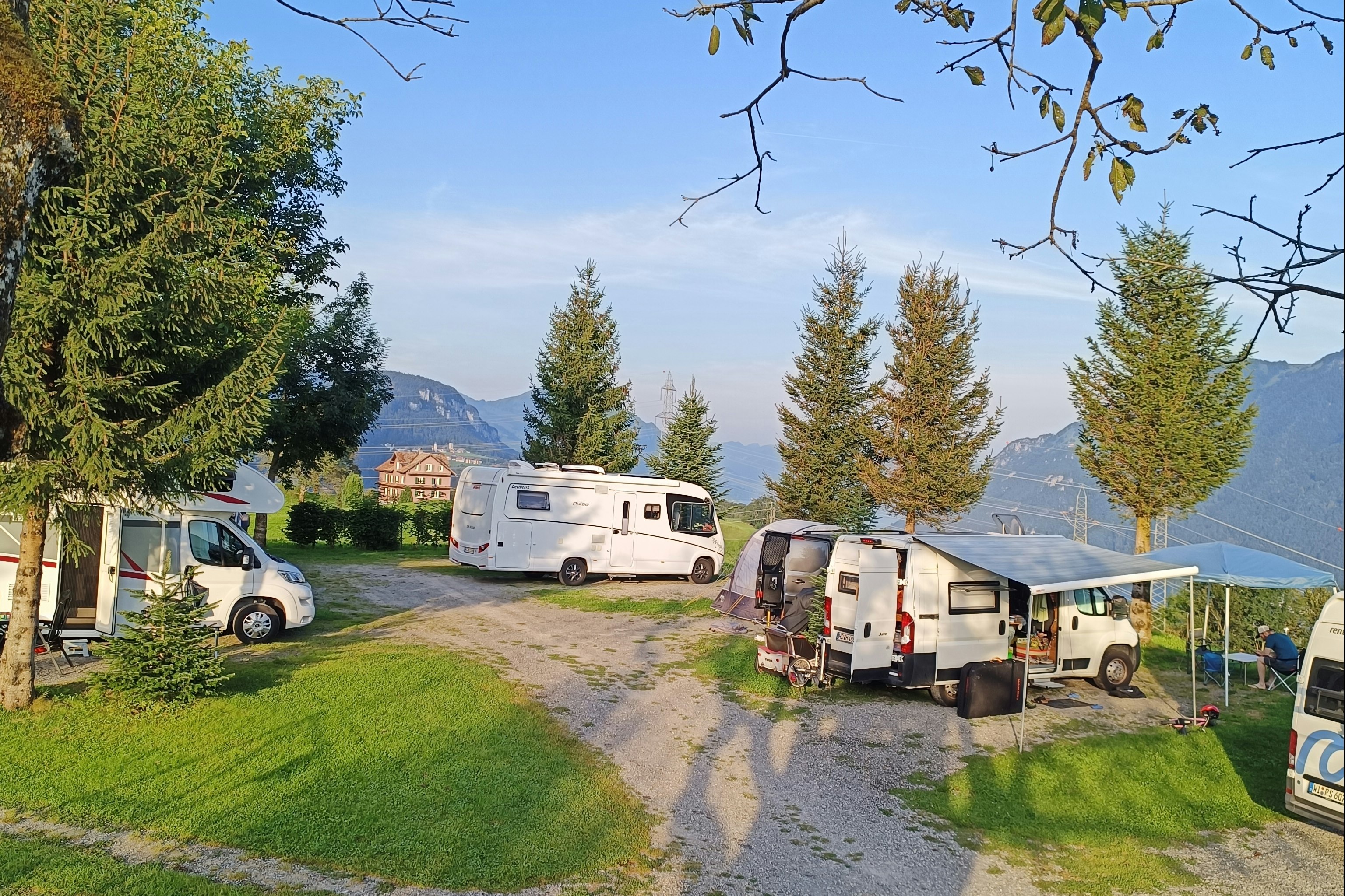Ferienhof Rüti - Standplätze auf dem Campingplatz