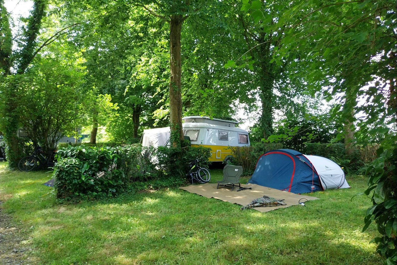 Camping Ferme de Fumichon - Standplätze auf dem Campingplatz
