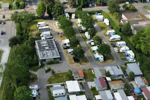 Camping Fischerhaus - Luftaufnahme des Campingplatzes