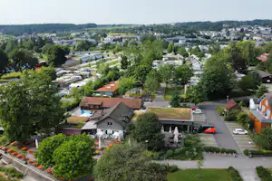 Camping Fischerhaus - Luftaufnahme des Campingplatzes