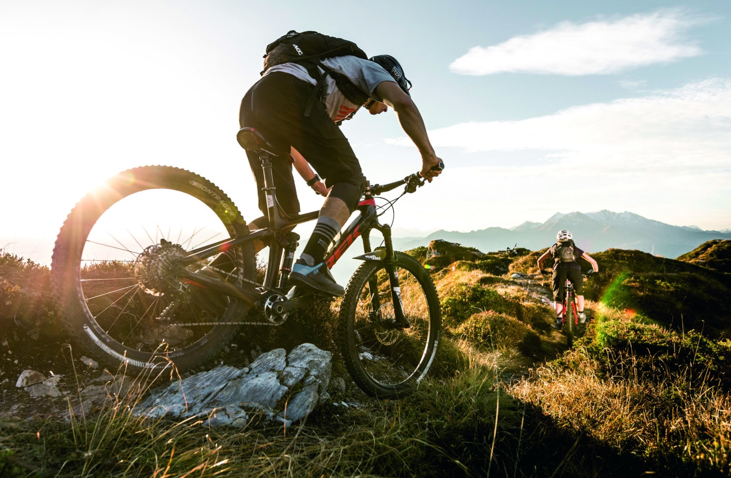 TCS Camping Flims - Mountainbike-Wege in den Bergen in der Umgebung des Campingplatzes