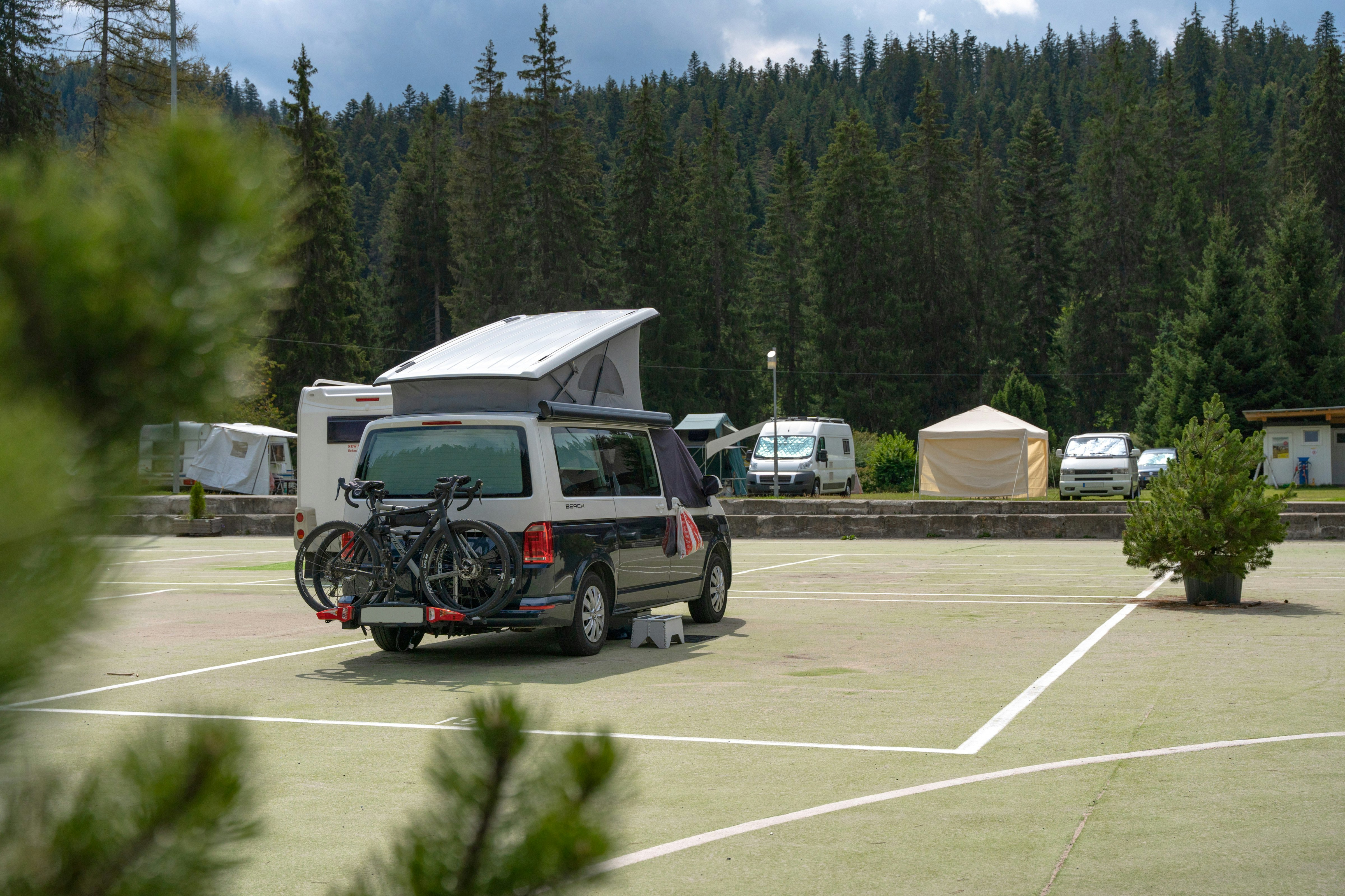 TCS Camping Flims - Stellplätze auf dem Campingplatz