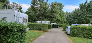 Camping Florival - Blick auf die Stellplätze im Grünen