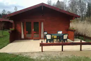 Camping Fontana - Mobilheim vom Campingplatz mit Veranda