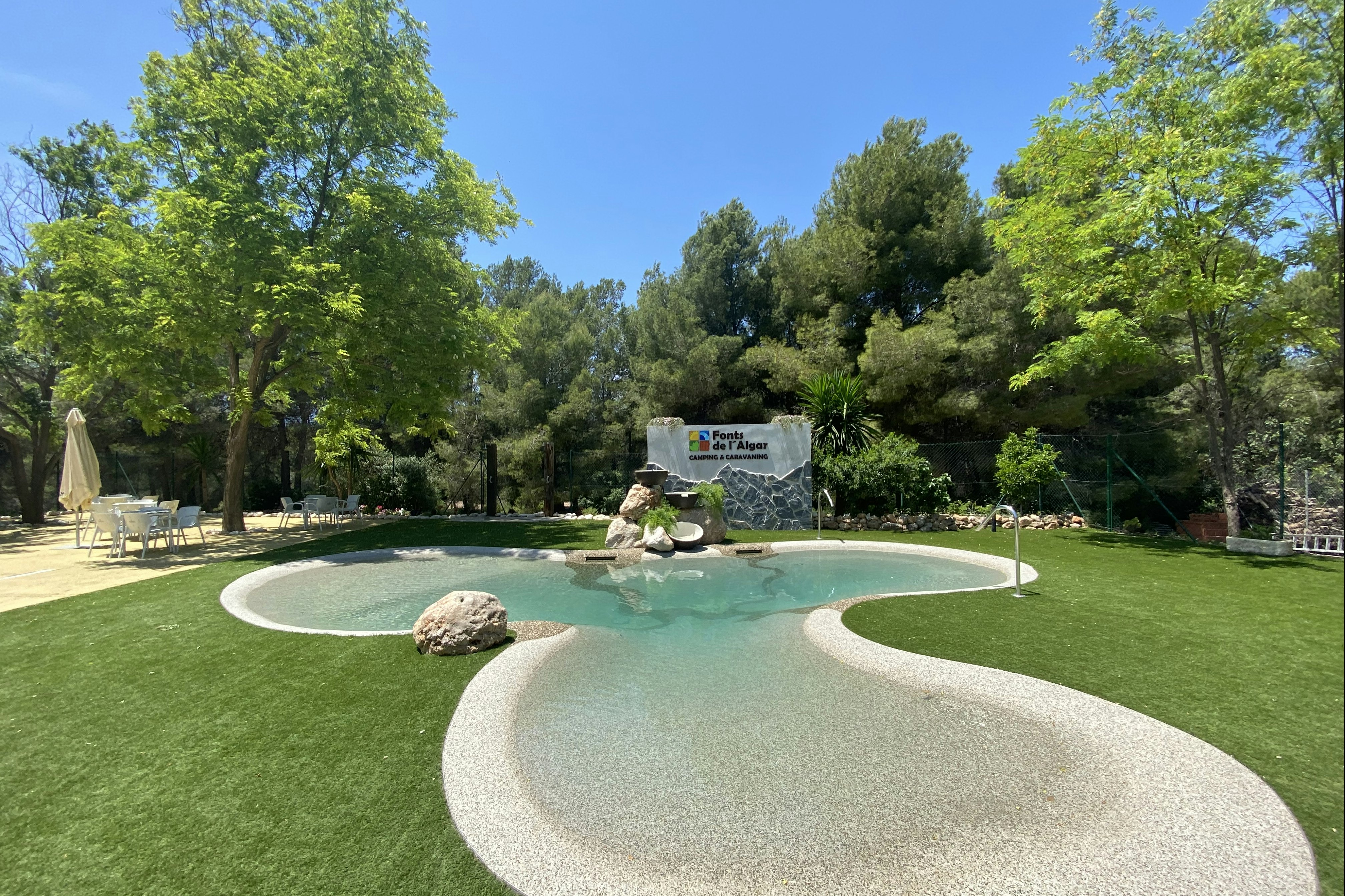 Camping Fonts del Algar - Pool auf dem Campingplatz