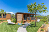 Fornella Camping & Wellness Family Resort  Camping Fornella - Mobilheim mit Terrasse im Grünen
