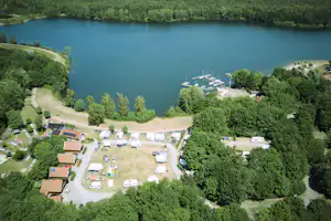 Camping- & Freizeitanlage Dreiländersee - Campingplatz aus der Vogelperspektive