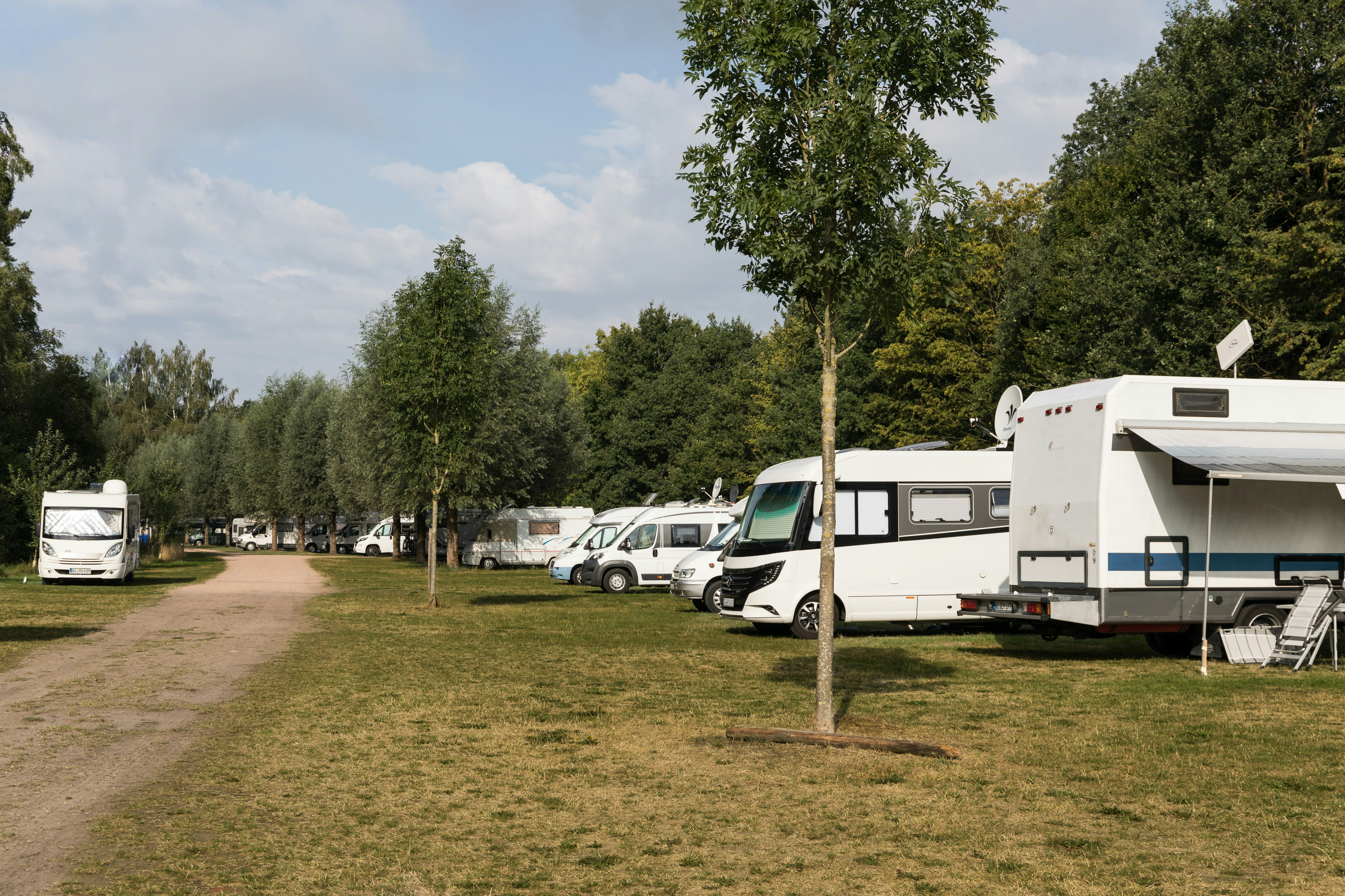Camping- & Freizeitanlage Dreiländersee - Standplätze auf dem Campingplatz