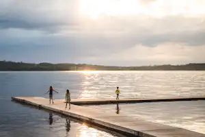 Camping Frykenbaden - Badesteg am See