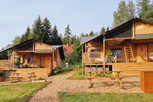 Camping Resort Frymburk Camping Frymburk - Mobilheime auf dem Campingplatz