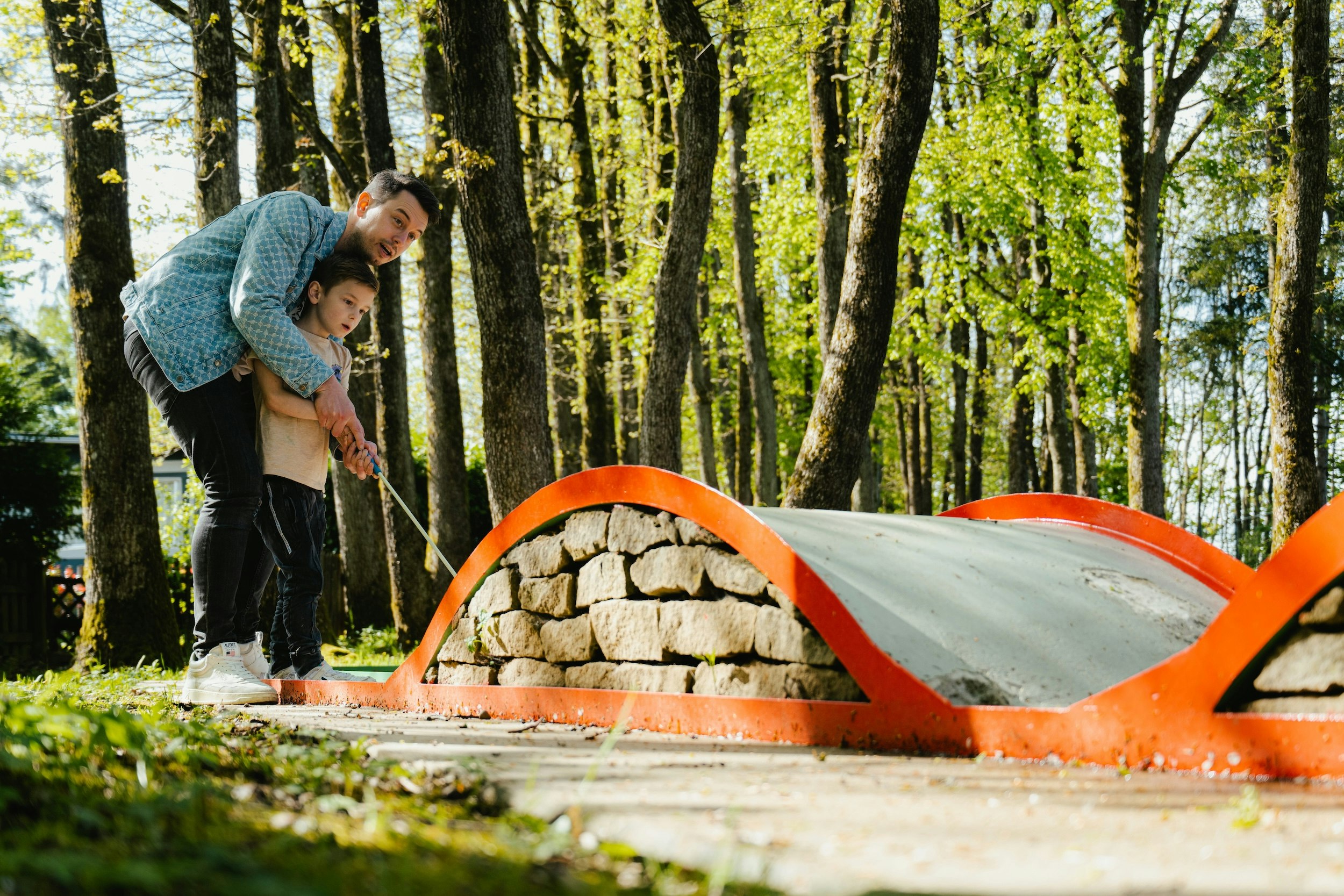 Camping Fuussekaul - Minigolfanlage auf dem Campingplatz