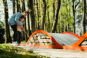 Camping Fuussekaul - Minigolfanlage auf dem Campingplatz