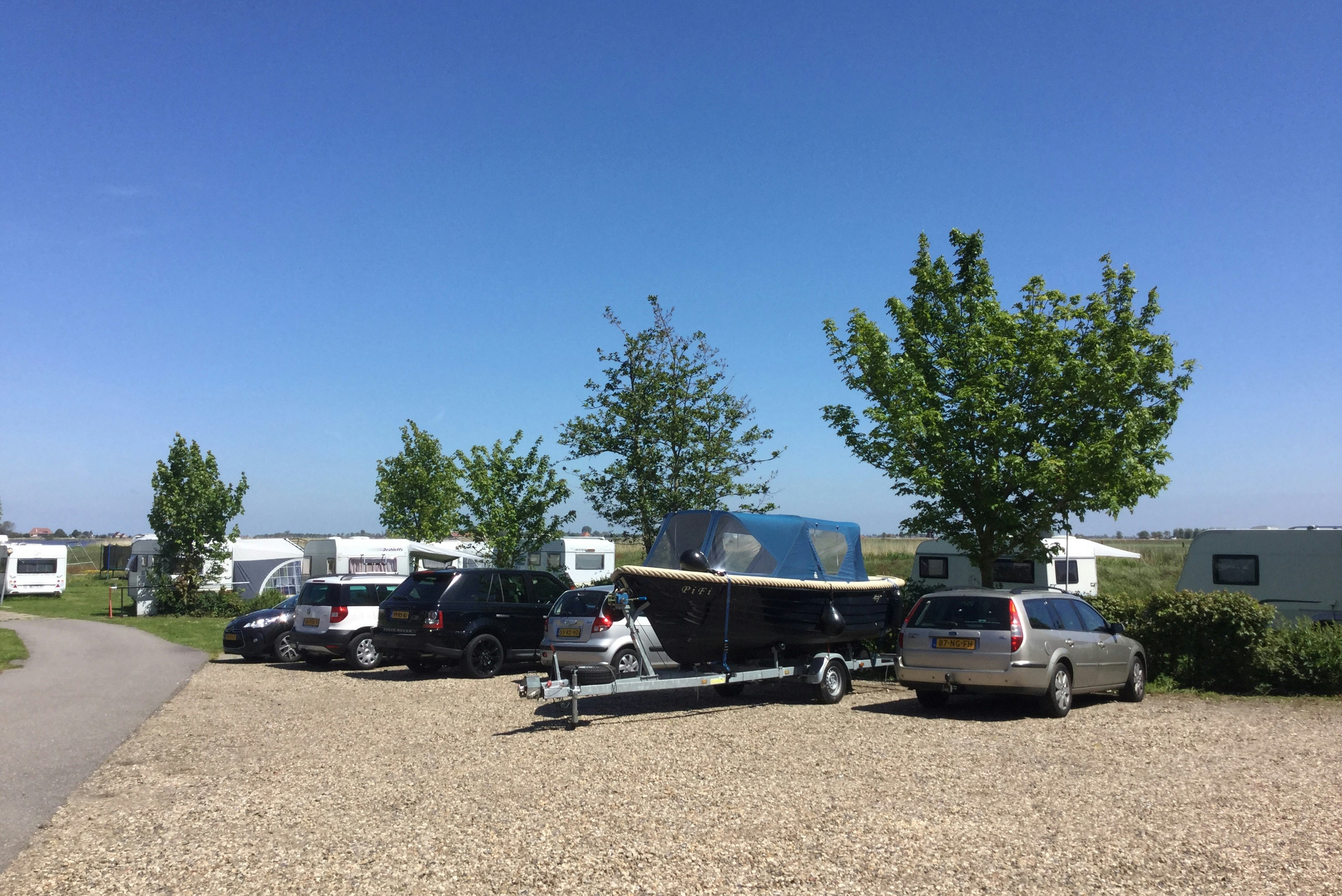 Camping Kaepwei 5  Camping Gaastmeer - Parkplätze auf dem Campingplatz