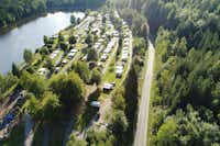 Camping Gaisweiher -  Campingplatz aus der Vogelperspektive