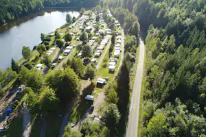 Camping Gaisweiher - Campingplatz aus der Vogelperspektive