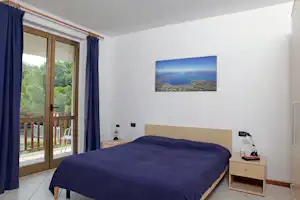 Camping Garden Tourist - Schlafzimmer vom Appartement auf dem Campingplatz