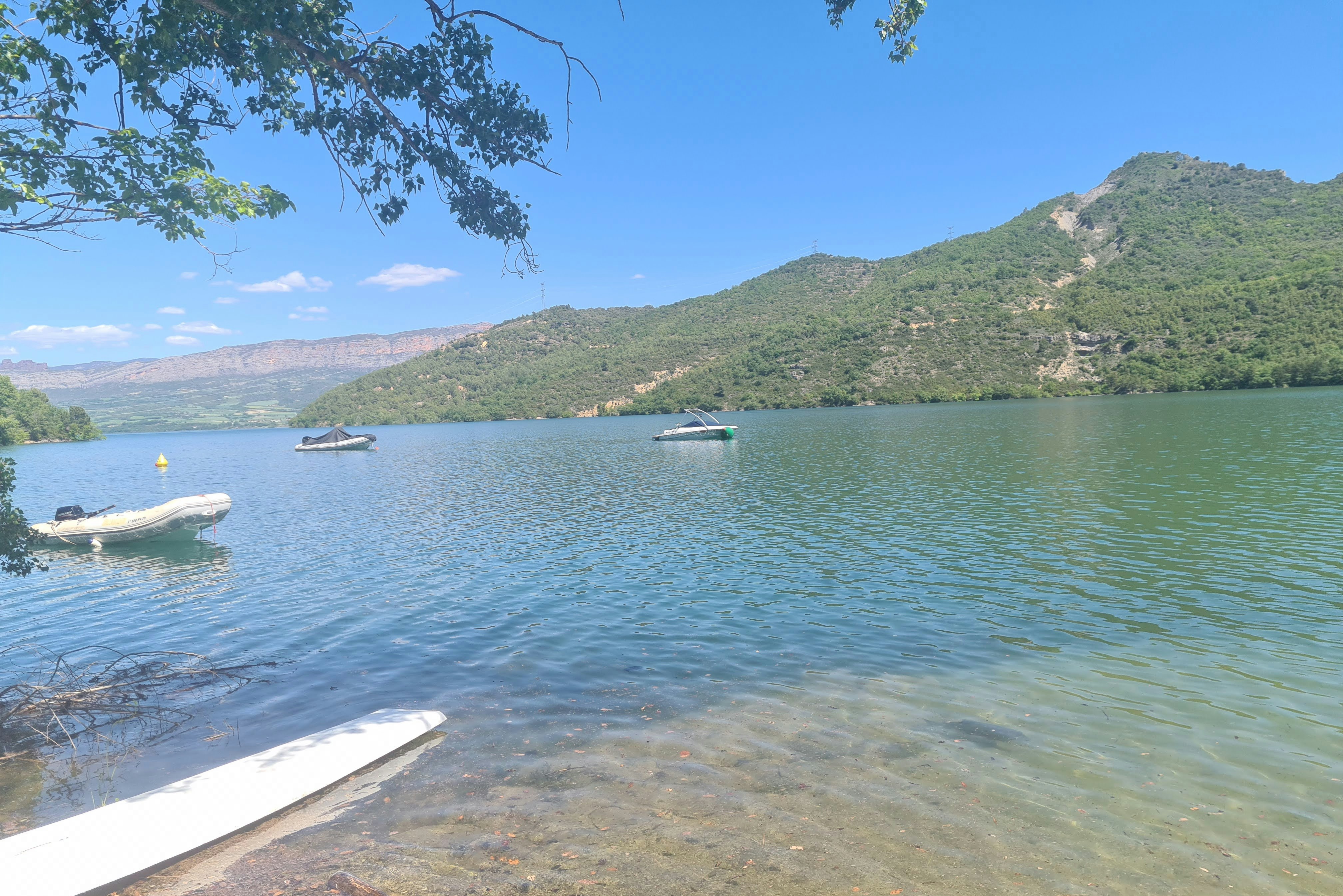 Camping Gaset - Blick auf den See am Campingplatz