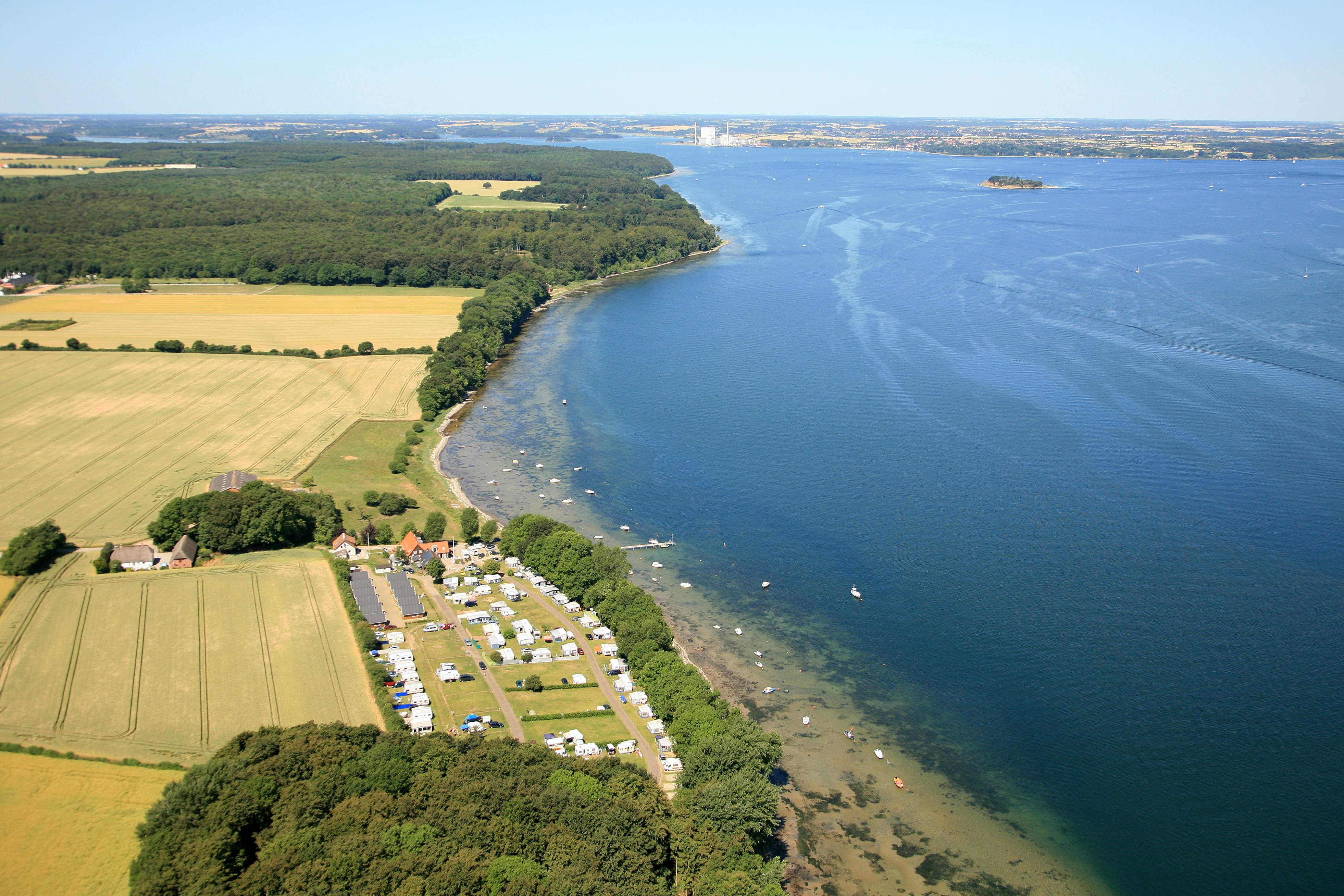 Camping Gl. Ålbo - Campingplatz Luftaufnahme