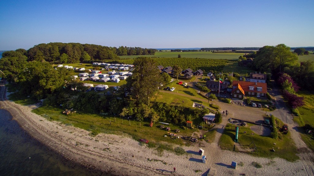Camping Gl. Ålbo - Luftaufnahme des Campingplatzes