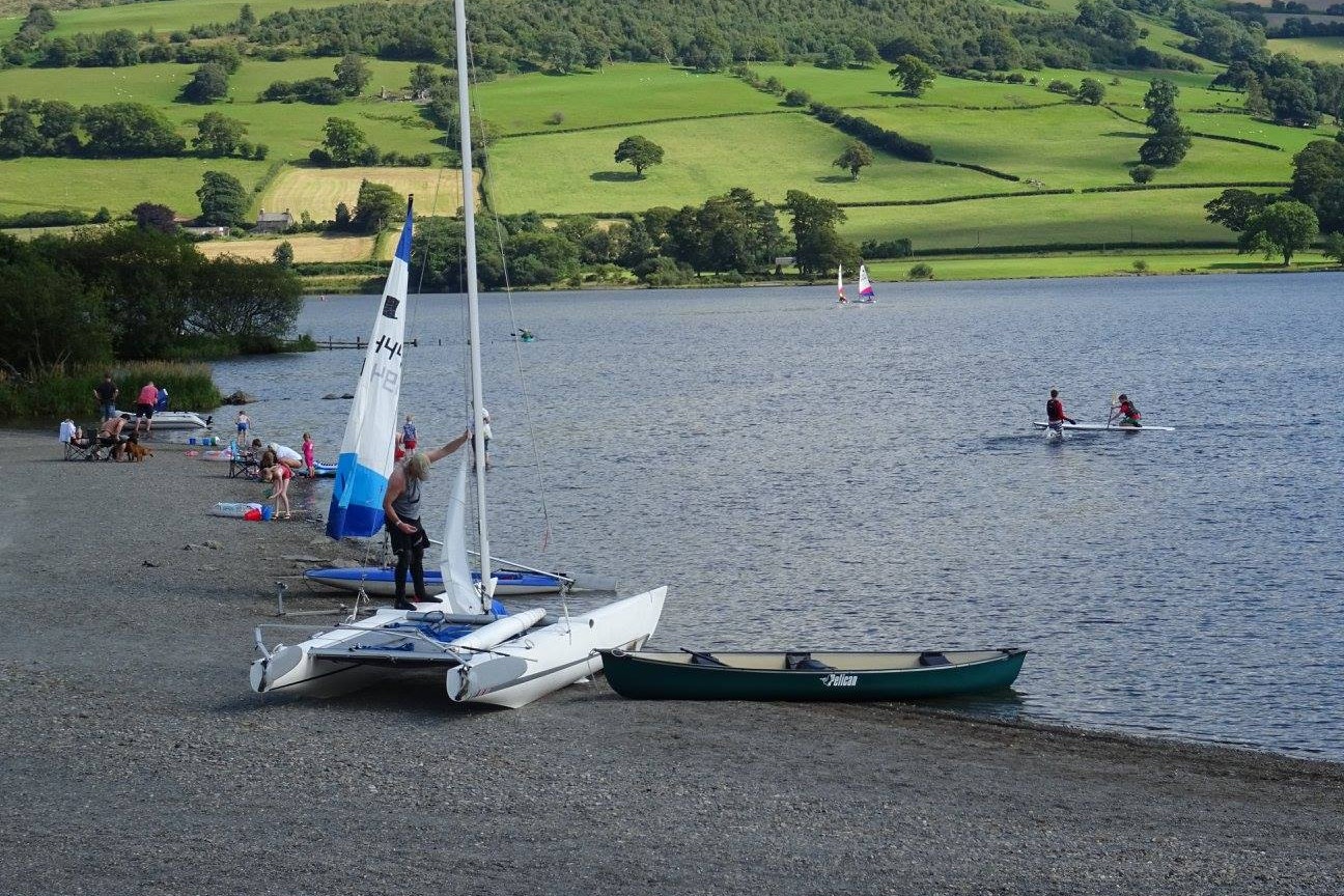 Camping Glanllyn Lakeside - Blick auf das Ufer des Sees