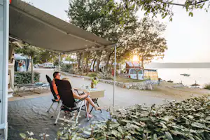 Camping Glavotok - Standplätze auf dem Campingplatz
