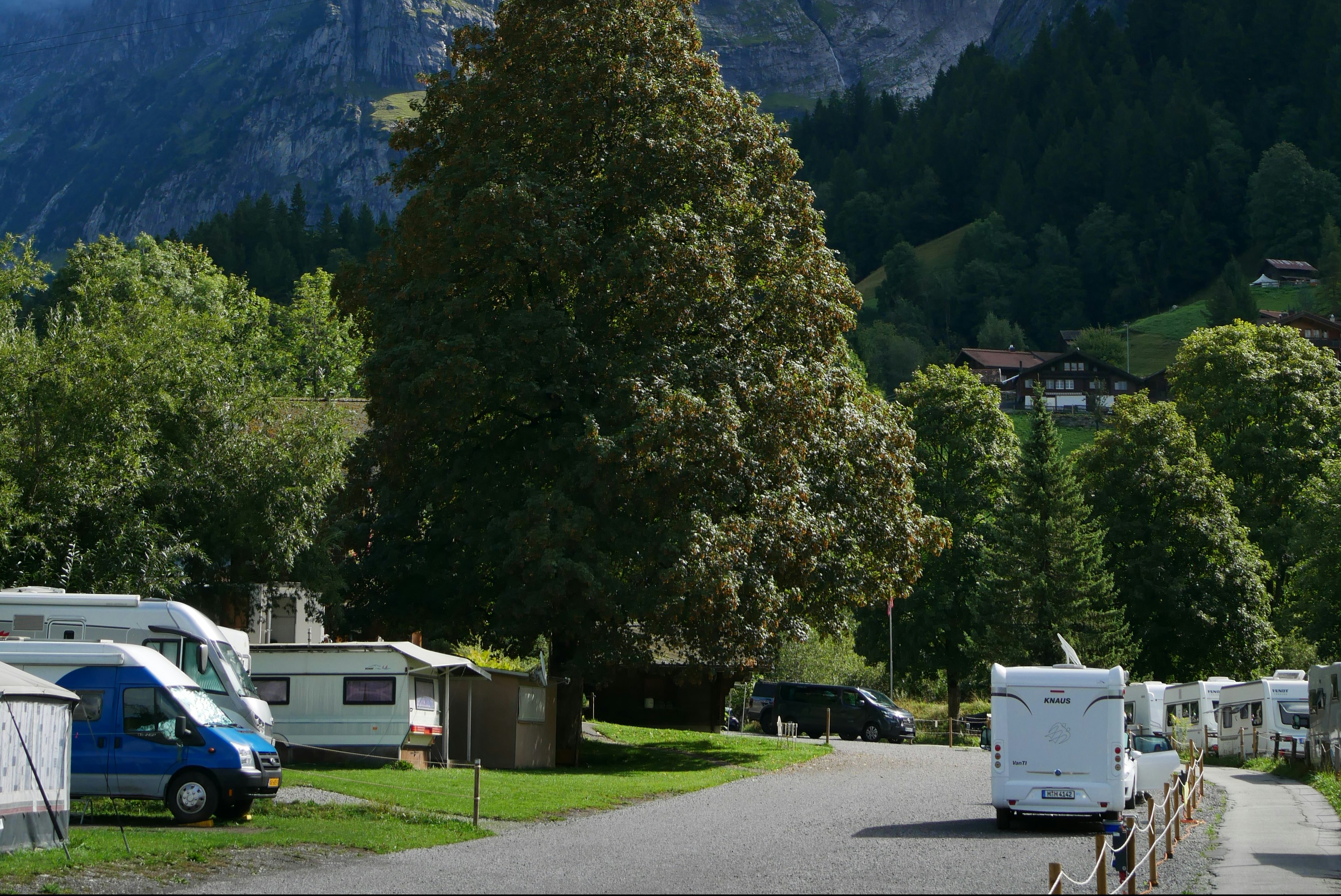Camping Gletscherdorf - Standplätze auf dem Campingplatz