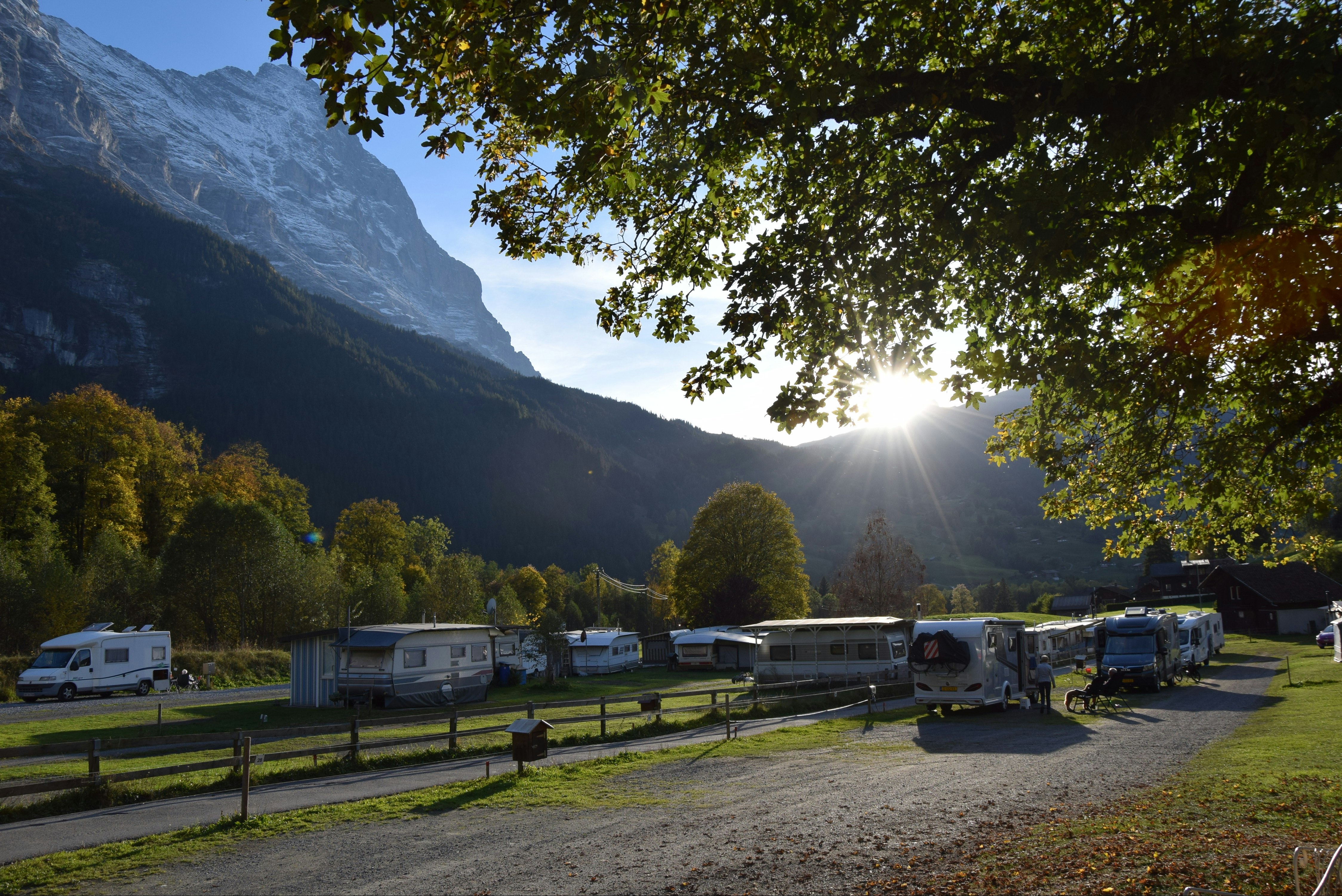 Camping Gletscherdorf - Standplätze auf dem Campingplatz