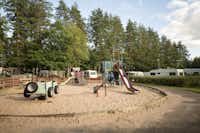 Nordic Camping Glyttinge  -  Spielplatz auf dem Stellplatz vom Campingplatz im Grünen