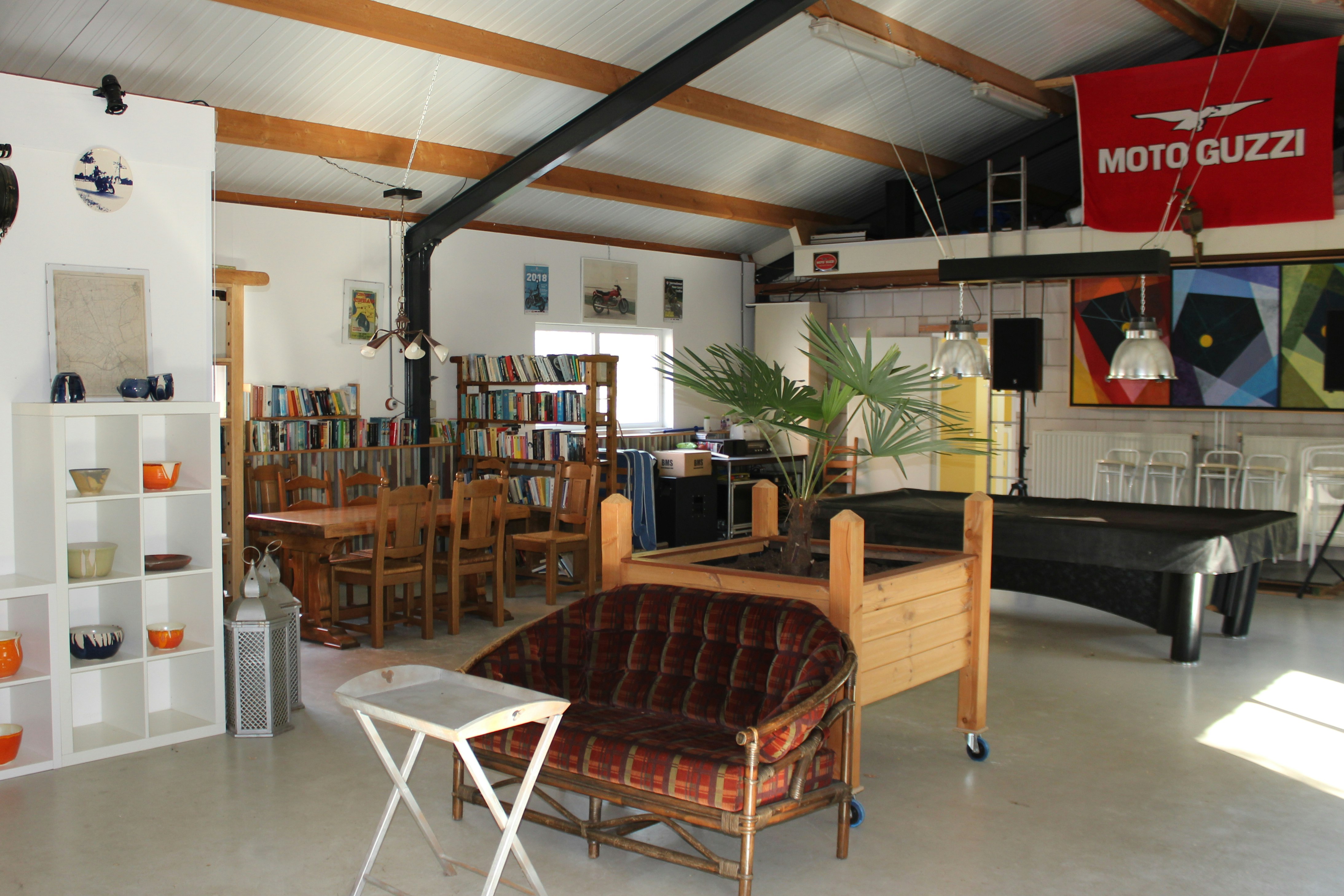 Camping GoedVertoef - Aufenthaltsraum auf dem Campingplatz