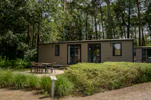 Familiepark Goolderheide - Mobilheim mit Terrasse auf dem Campingplatz
