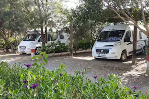 Camping Grammeno - Wohnwagen- und Wohnmobilstellplatz zwischen Bäumen