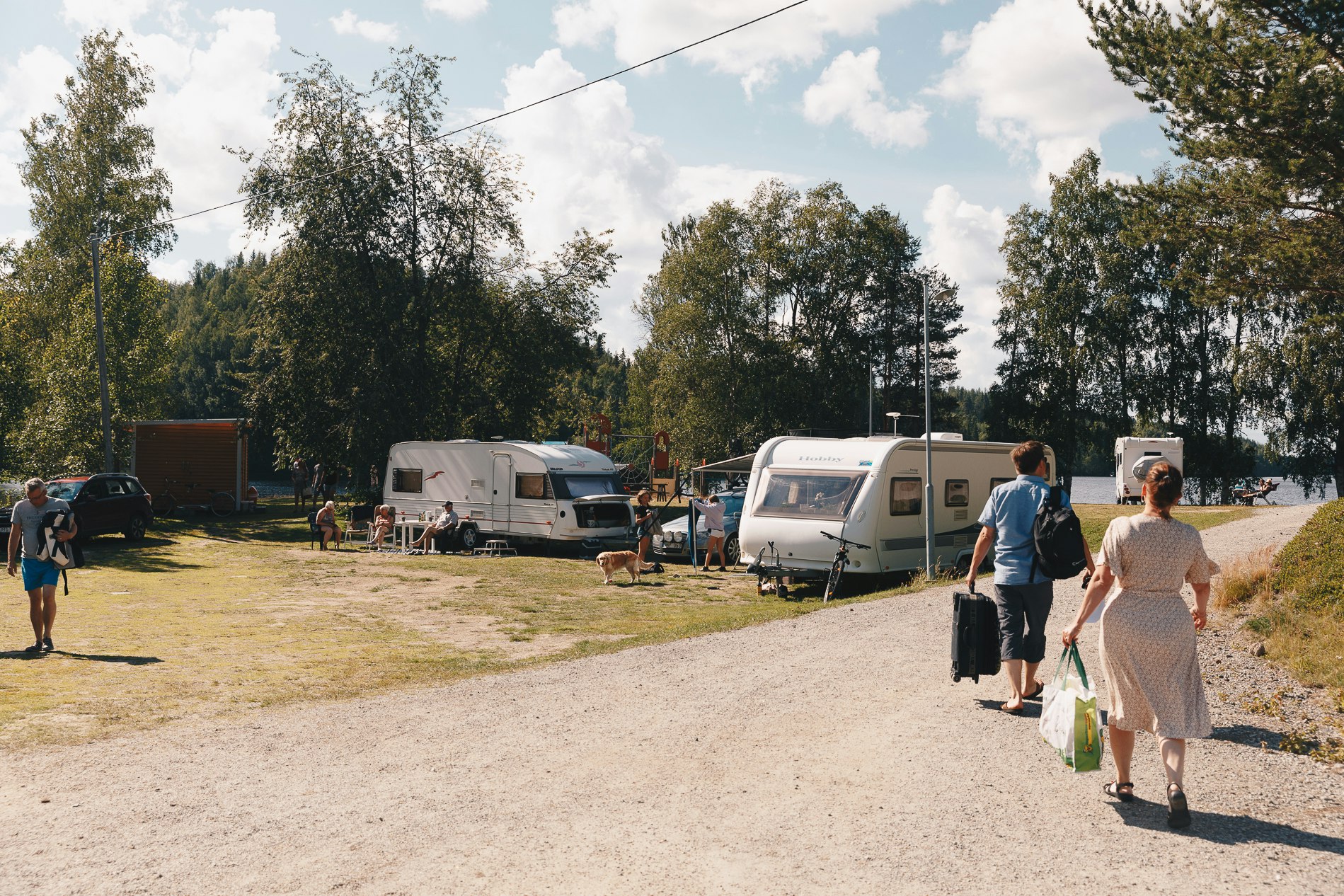 Granö Beckasin Nature Resort - Stellplätze auf der Wiese