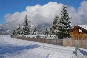 Camping Grimmingsicht - Wohnwagen- und Zeltstellplatz im Winter