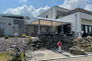 Camping Gritt - Außenansicht der Terrasse