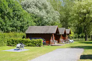 Camping Groeneveld - Außenansicht Mobilheime auf dem Campingplatz