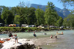 Camping Grubhof - Gäste an der Saalach